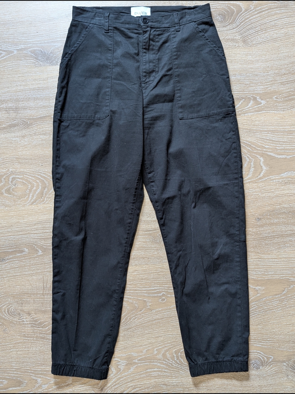 DU/ER Live Lite Women's High Rise Black Jogger Pants
